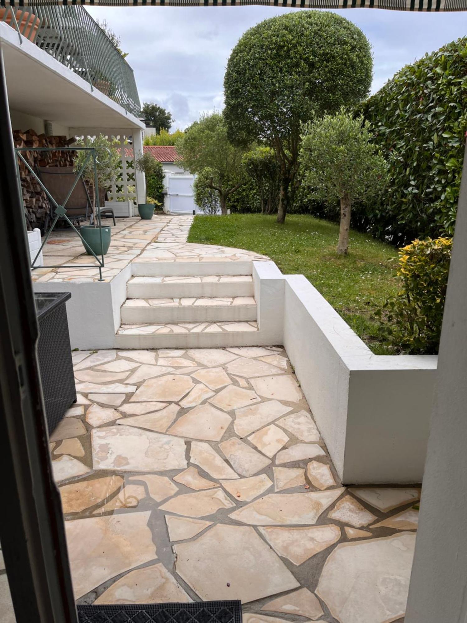 Charmant Petit Appartement Avec Sa Terrasse Privee Baiona Exterior foto